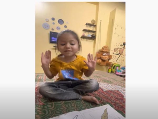 Little Girl Cute Video Goes Viral on Social media