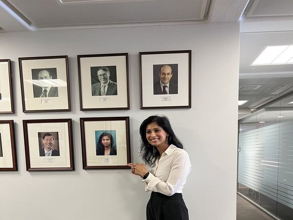 Gita Gopinath joined the wall of former Chief Economists of the IMF