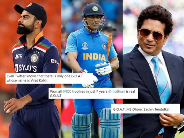 virat kohli, ms dhoni and sachin tendulkar