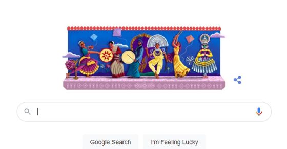 From Bharatanatyam to Chhau, Google made this special doodle on the 75th year of India’s independence, Independence Day 2021: Google doodle artwork illustrates India’s diverse forms of classical dance