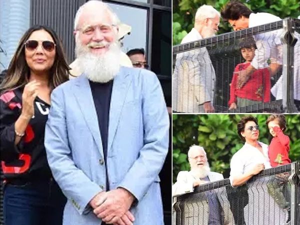 Gauri Khan Meet hollywood star david letterman Shahrukh Khan Wife Throwback Pictures Viral