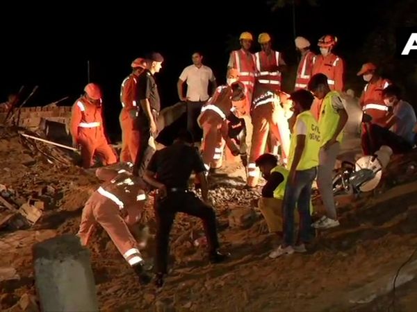 Haryana: three-storey building collapsed in Gurugram's Khawaspur area one dead