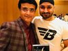 Harbhajan Singh and Sourav Ganguly