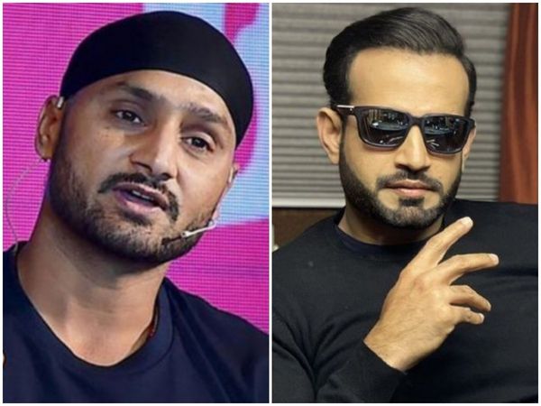 Harbhajan Singh and Irfan Pathan