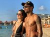 Hardik Pandya with Natasa Stankovic