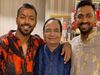 hardki and Krunal with father himanshu