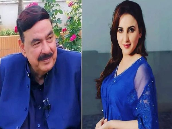 Hareem Shah Calls Sheikh Rasheed in a live show, video gone viral on social Media