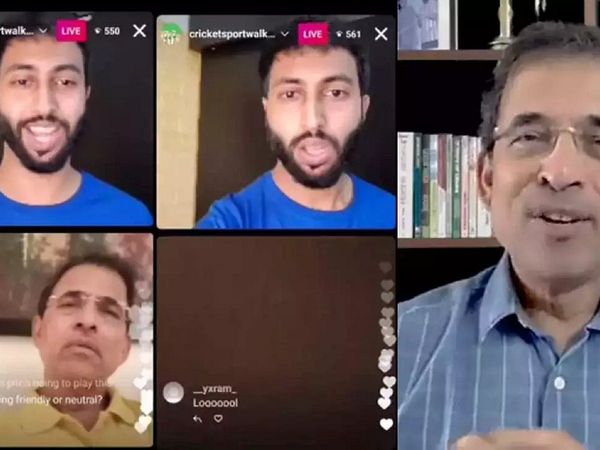 harsha bhogle on instagram live session