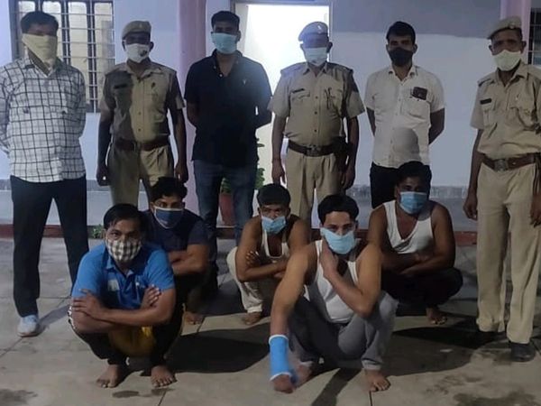 Big action of Alwar DST and Lucknow STF, 5 smugglers arrested with ganja worth 5 crores