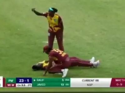 chinelle henry collapsed against pakistan chinelle henry collapsed against pakistan