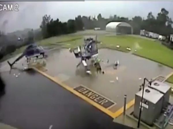 Helicopter Accident Video Goes Viral on Social media Must Watch