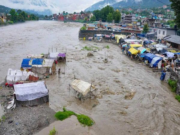himachal flood, Monsoon himachal, 