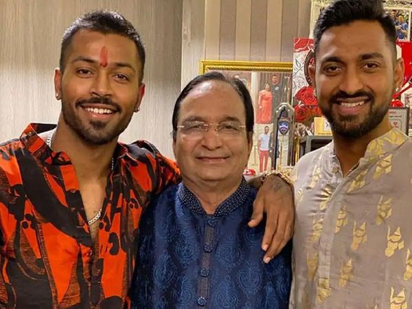 hardik and krunal pandya father himanshu pandya