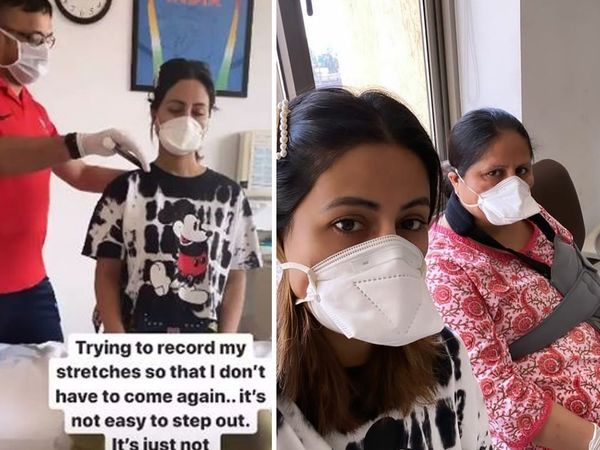 Hina Khan visits doctor during Coronavirus lockdown with mom