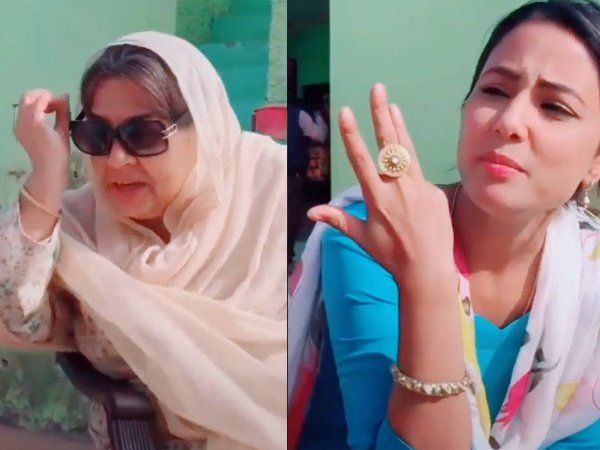 hina khan का टिक टॉक वीडियो