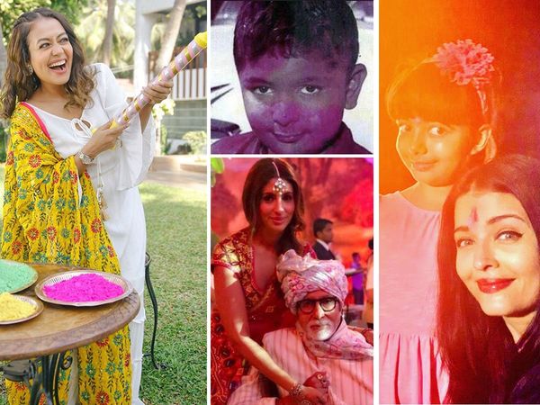 bollywood celebs wishes happy holi to their fans Rishi kapoor Said careful of the Corona Virus.