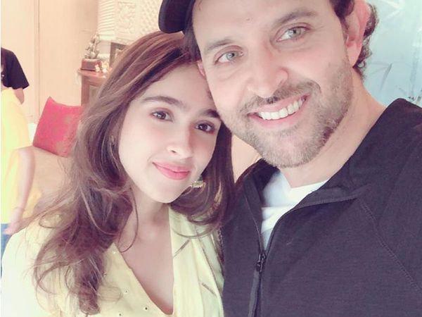 Hrithik Roshan with Cousin Pashmina Roshan 