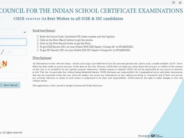 ICSE, ISC Term 1 Result 2022