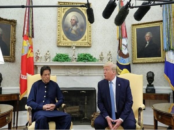 Donal Trump and Imran Khan's meeting in Davos there is no mention of Kashmir in official readout