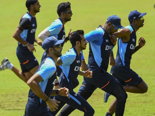 Indian team training in Sri Lanka