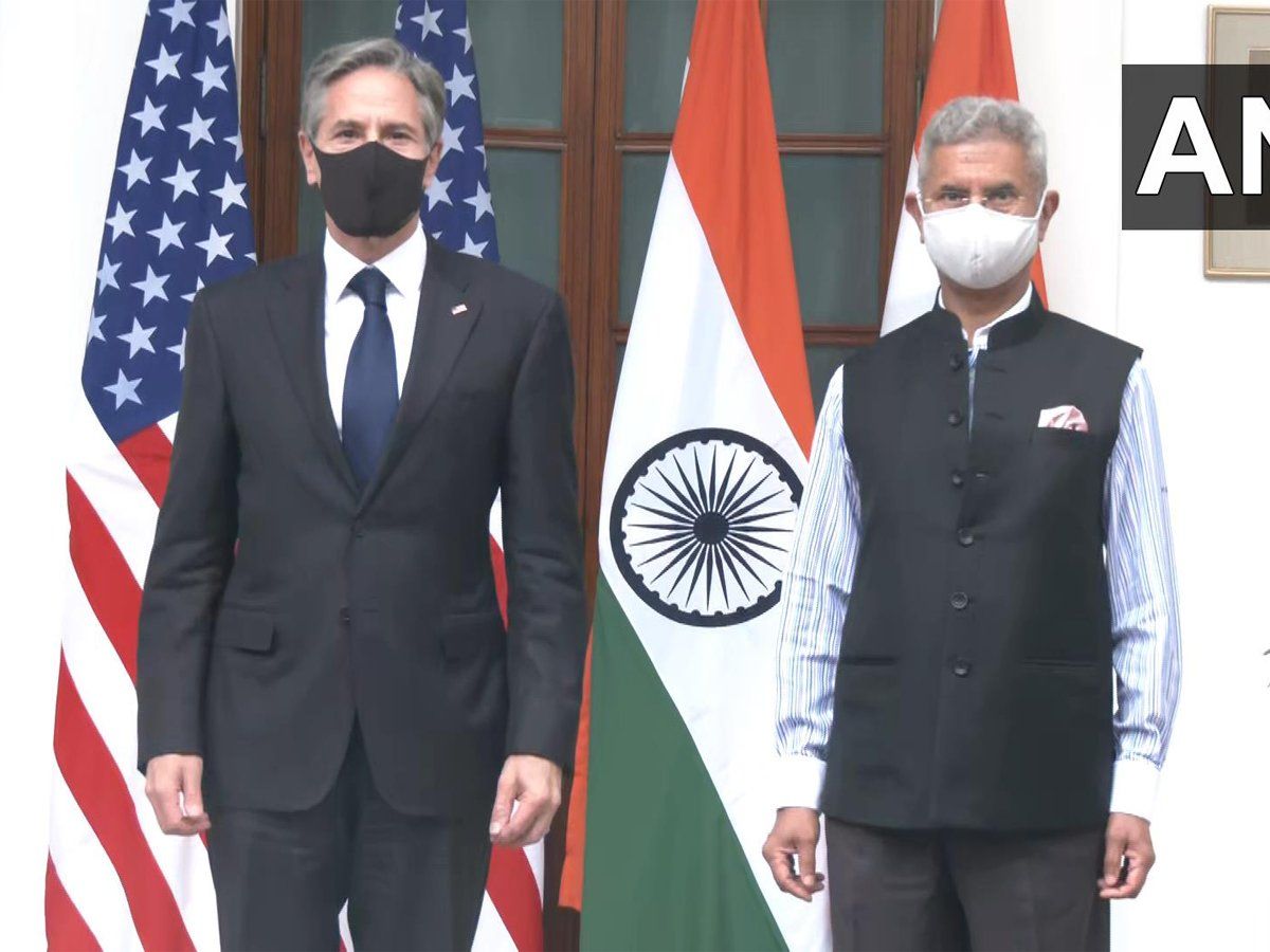 जयशंकर से मिले अमेरिकी विदेश मंत्री एंटनी ब्लिंकेन, NSA अजीत डोभाल से हुई बातचीत