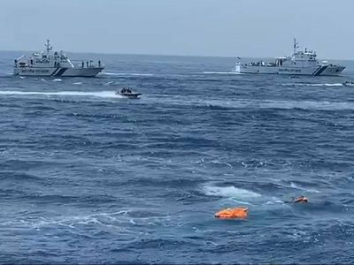 Indian coast guard, carrier vessel Parth sunk Indian coast guard, carrier vessel Parth sunk