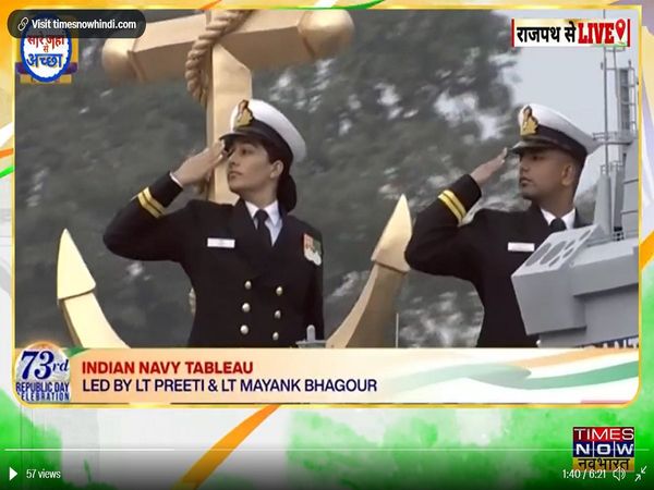 नौसेना की झांकी में दिखा 1946 का विद्रोह, भारत की आजादी में रहा है जिसका अहम योगदान