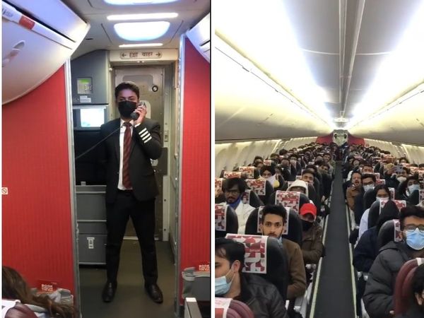 'यह हमारी घर वापसी का वक्‍त', ...जब विमान में आया भावुक क्षण