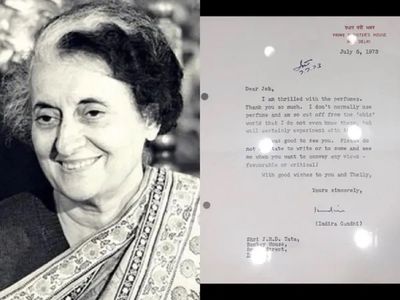 Indira Gandhi, JRD Tata, Harsh Goenka, Indira Gandhi wrote a letter to JRD Tata, Perfume, Trending Viral, Indira Gandhi Letter to JRD Tata Indira Gandhi, JRD Tata, Harsh Goenka, Indira Gandhi wrote a letter to JRD Tata, Perfume, Trending Viral, Indira Gandhi Letter to JRD Tata