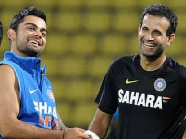 Virat Kohli and Irfan Pathan