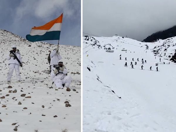 -40 डिग्री में हिमवीरों ने लहराया तिरंगा, जोश भर देगा वीडियो