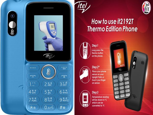 Now phones can do thermal-screening, itel launched feature phone for Rs 1049, body temperature can be measured