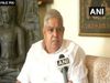 West Bengal Governor Jagdeep Dhankar slams Mamata Banerjee for her stance on CAA