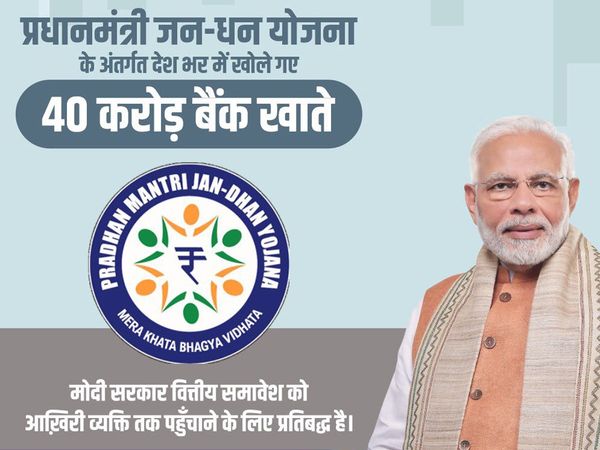 Bank accounts exceed 40 crores under Jan Dhan Yojana, many facilities are available