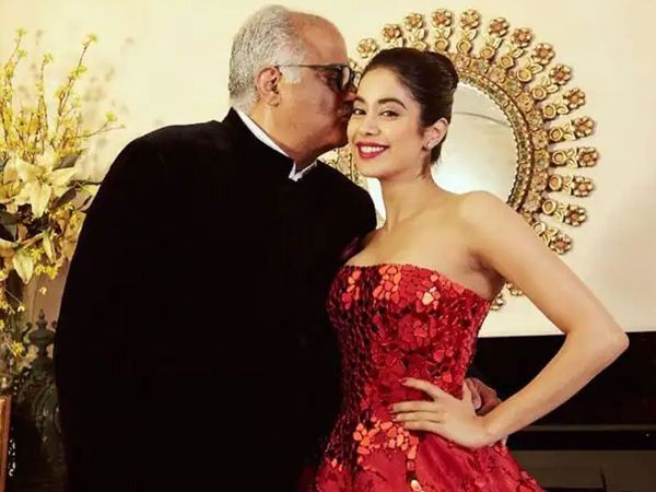Janhvi Kapoor with Father Boney Kapoor