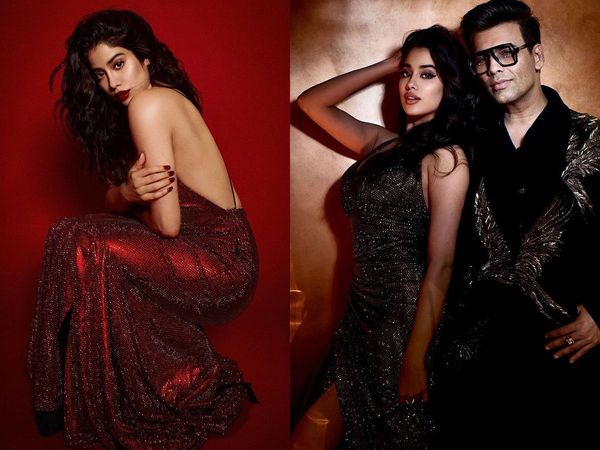 Janhvi Kapoor with Karan Johar