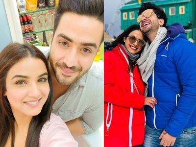 Jasmin Bhasin and Aly Goni Jasmin Bhasin and Aly Goni