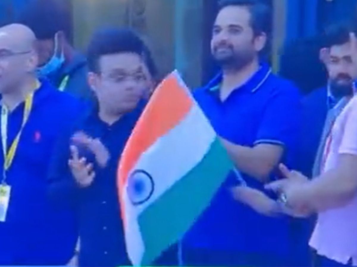 Ind vs Pak: जय शाह के तिरंगा न थामने वाला VIDEO वायरल, विपक्ष का तंज- मेरे पास पापा, झंडा अपने पास रखो
