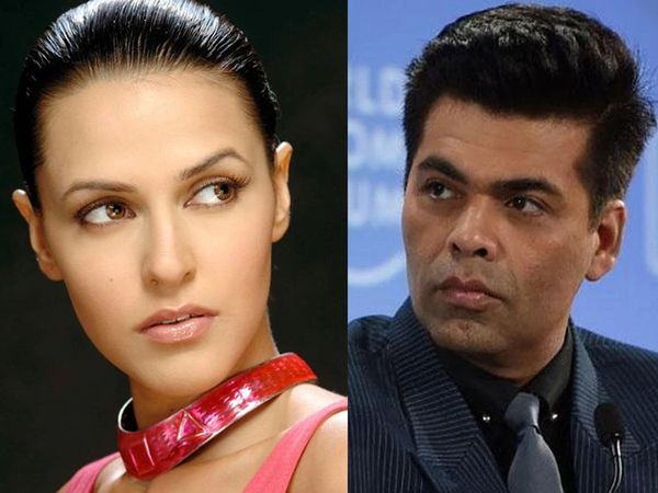 जब नेहा धूपिया पर चिल्ला पड़े थे करण जौहर