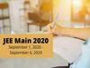 JEE Main 2020