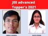 jee advanced result 2021