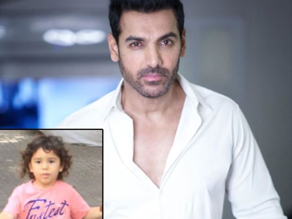 John Abraham son with his grandfather