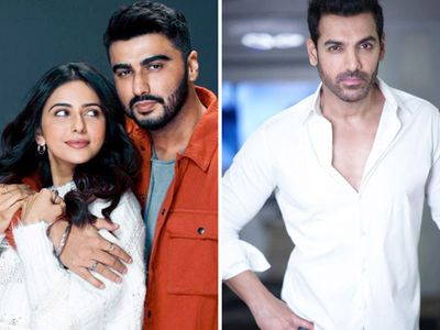 John Abraham with Arjun Kapoor and Rakul Preet Singh