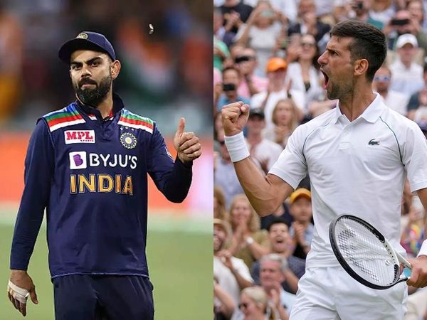 Virat Kohli and Novak Djokovic