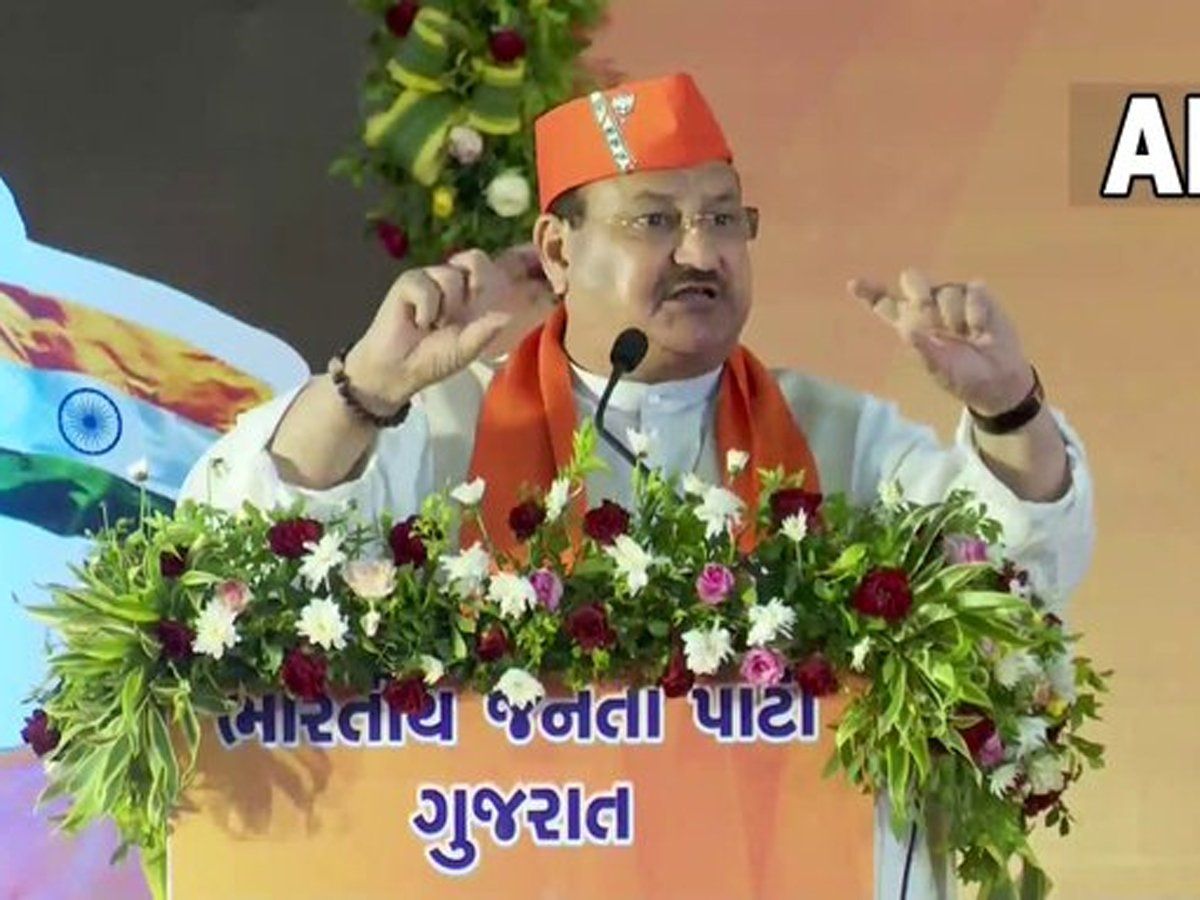 'कांग्रेस अब ना इंडियन है और ना नेशनल', अहमदाबाद में जेपी नड्डा का तीखा हमला