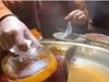 Jugaad funny Video man removing oil from curry with ice jugaad technology video viral