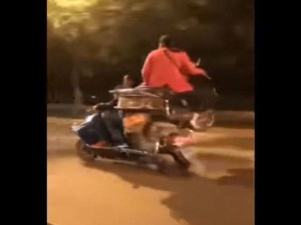 Jugaad video Scooty pe scooty funny viral video in hindi