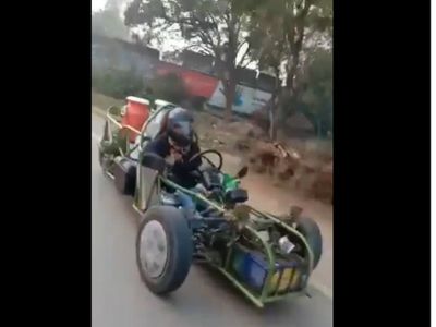 Jugaad Video Jugaad F1 Vehicle Video Goes Viral on Social Media Jugaad Video Jugaad F1 Vehicle Video Goes Viral on Social Media