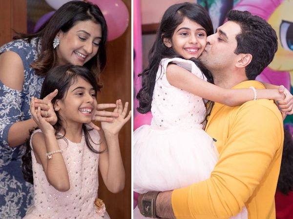 Juhi Parmar Sachin Shroff Celebrates daughter Samaira birthday Together