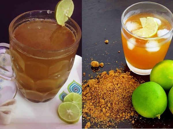  jaggery and lemon water